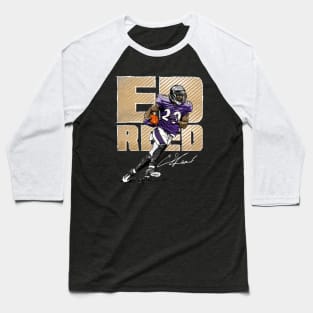 Ed Reed Baltimore Bold Baseball T-Shirt